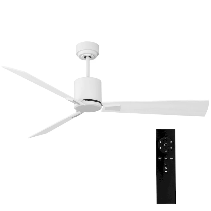 iLIVING 56  Quiet BLDC Indoor Ceiling Fan w/ Remote, 6 Speeds 6300 CFM