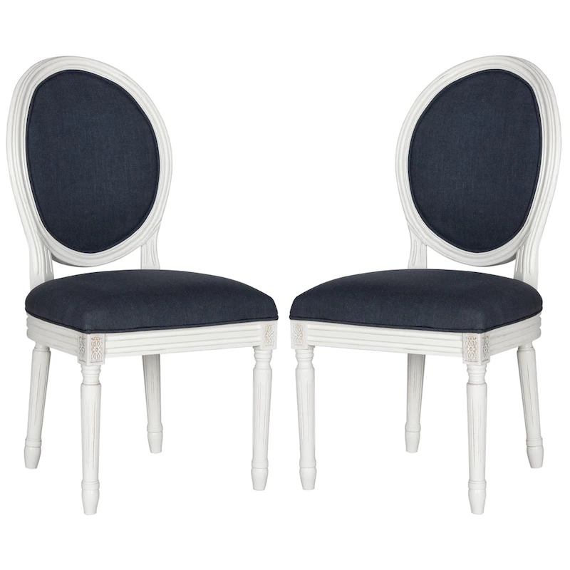 SAFAVIEH Rona Parisian Oval Dining Chair (Set of 2) - 20Wx20Dx39H