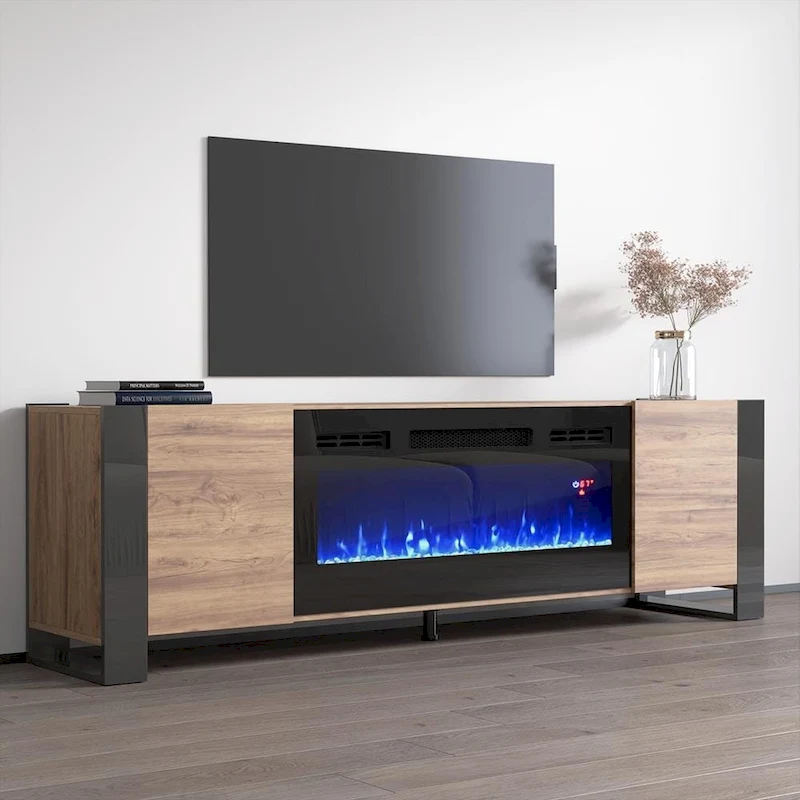 Woody BL-EF Electric Fireplace 77