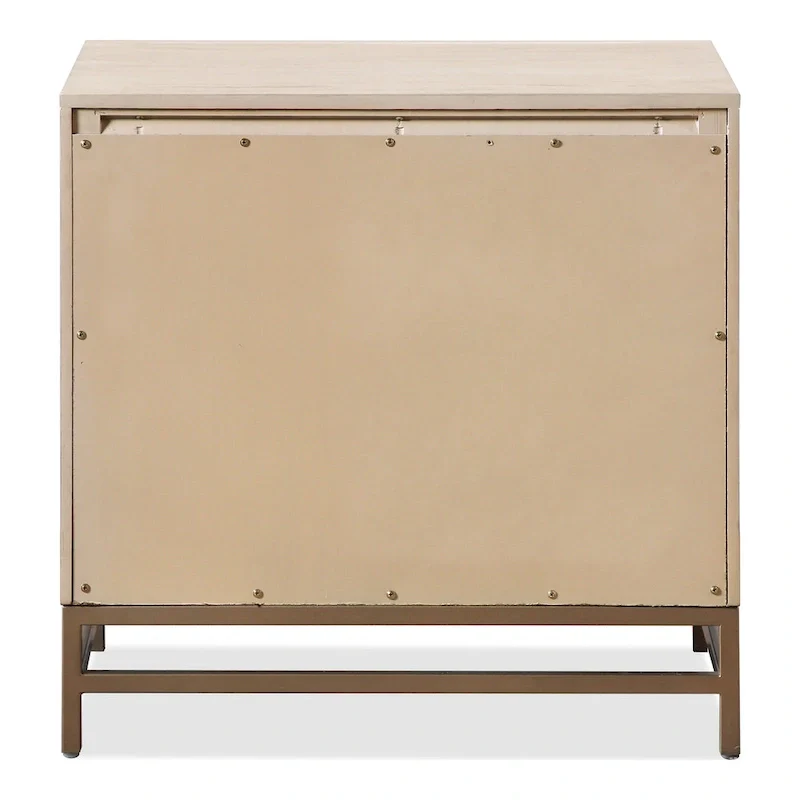 Furniture of America Drayden Transitional Oak Solid Wood 2-Piece Bed and Nightstand Bedroom Set