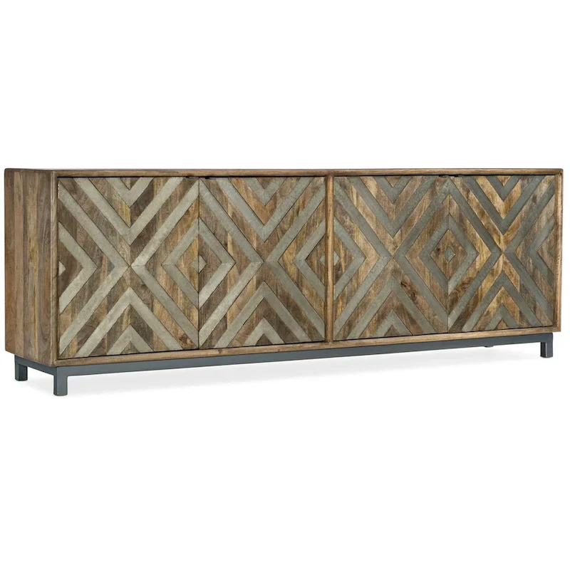 4-Door TV Stand - 86W x 30H x 18D