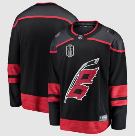 Carolina Hurricanes Fanatics Black 2026 Stanley Cup Final Home Breakaway Jersey