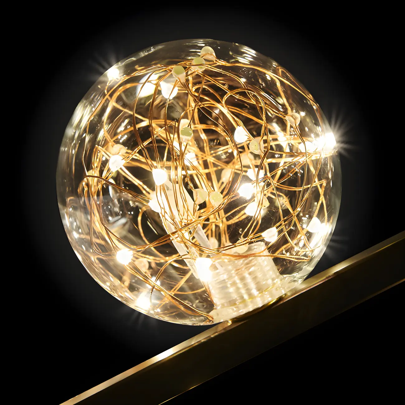 Dining Area Modern Glass 8-Light Globe Chandelier