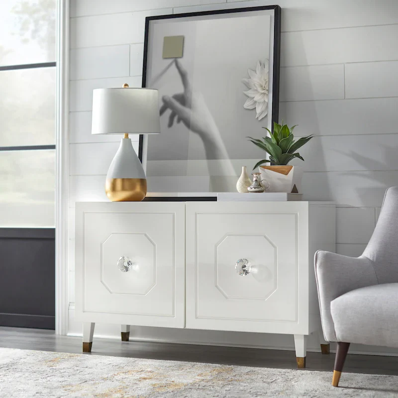 Glossy Glam Buffet/Media Cabinet