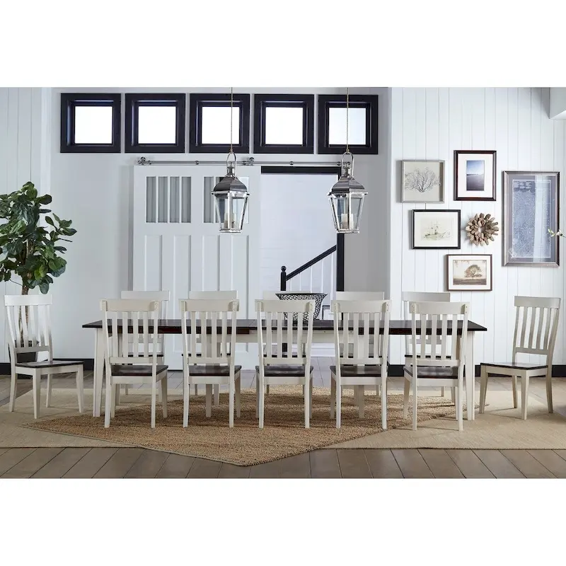 Simply Solid Tessa Solid Wood 13-piece Dining Set