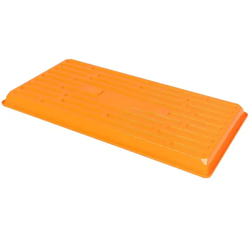 SUNPACK 10 x 20 Heavy Duty Shallow Plastic Seed Starting Tray, 1