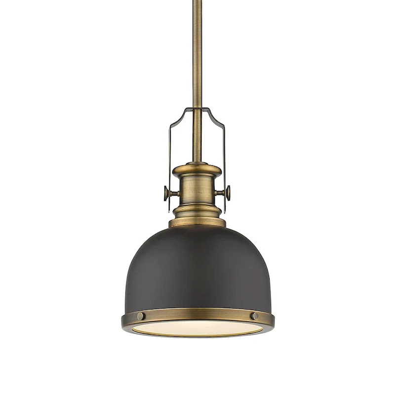 Z-Lite Melange Single Light 8  Wide Pendant
