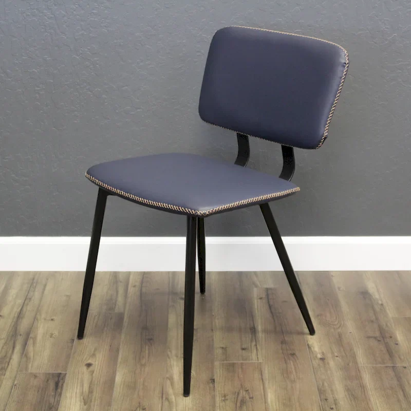 Multi-Color Faux Leather Dining Chair, Single Seat