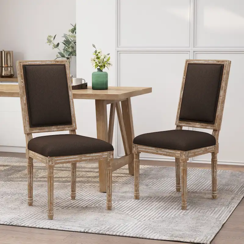 Regina Wood Upholstered Dining Chair by Christopher Knight Home