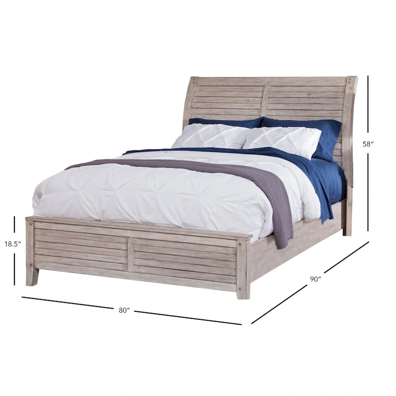 Asher Sleigh Bed