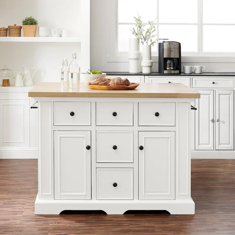 Crosley Julia Wood Top Kitchen Island - 50 W x32 D x 36 H