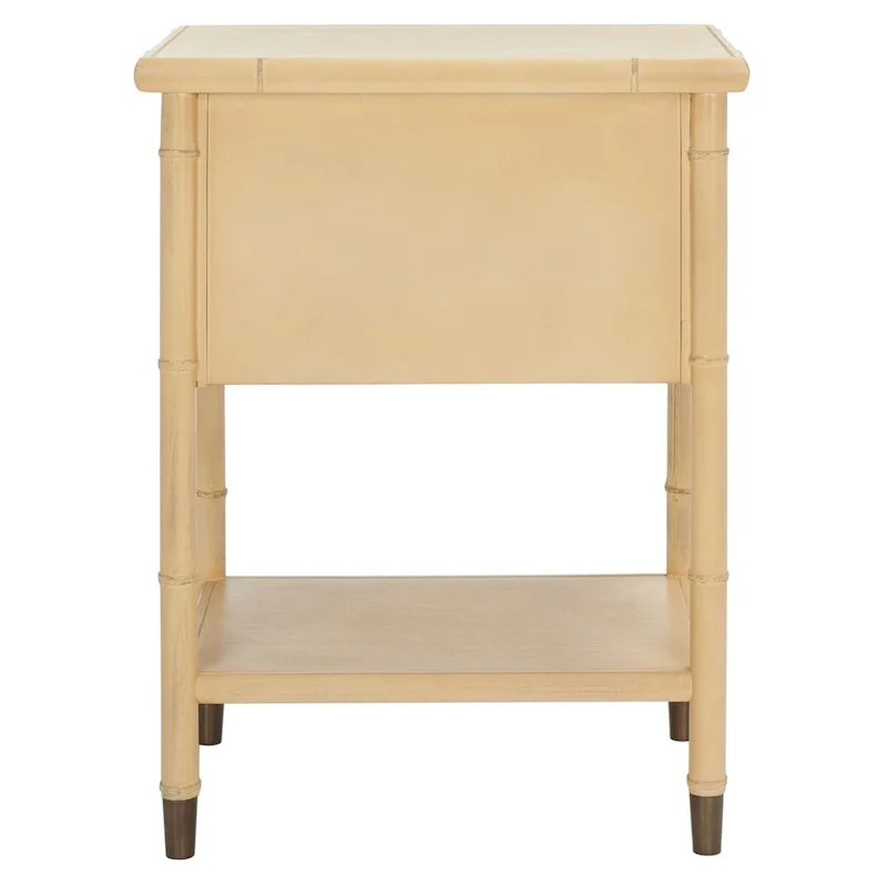 SAFAVIEH Dessa 2-Drawer 1-Shelf Accent Table. - 21  W x 18  D x 27  H - 21Wx18Dx27H