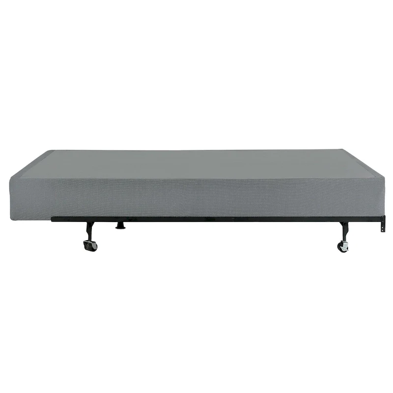 InstaBox No Assembly 9 in. Metal Boxspring Folding Mattress Foundation