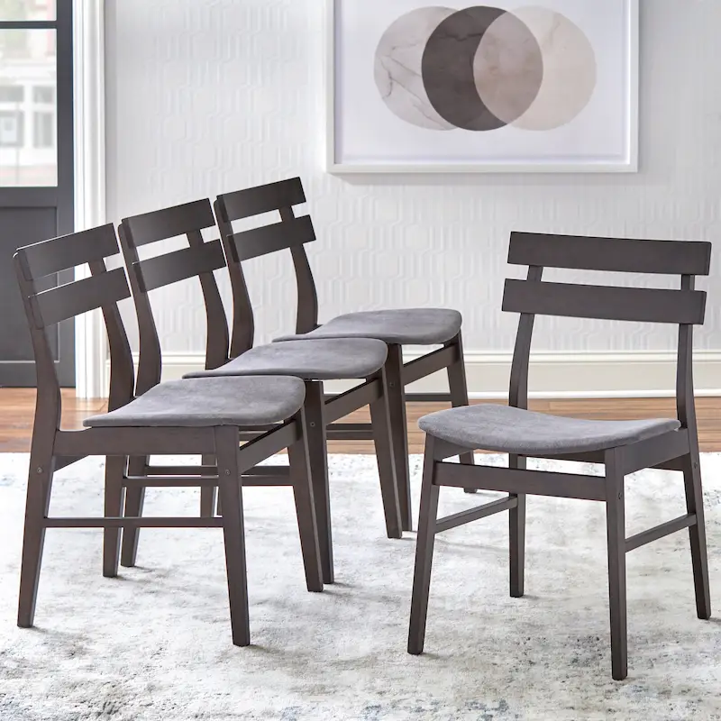 Simple Living Fiesta Solid Wood Dining Chair (Set of 4) - N/A