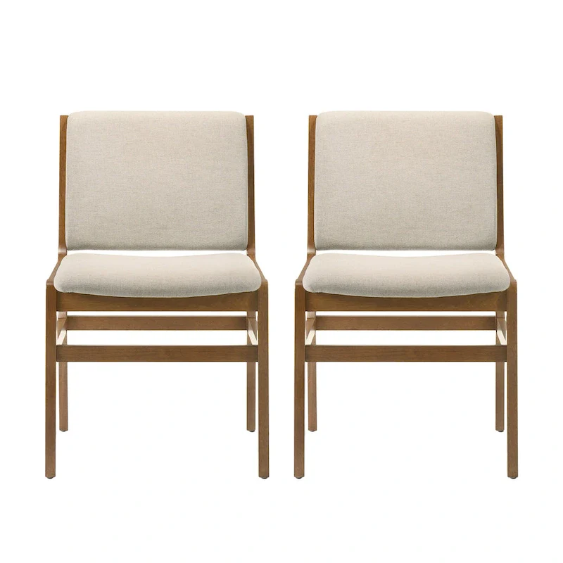 Coston Upholstered Dining Chairs by Christopher Knight Home- Set of 2