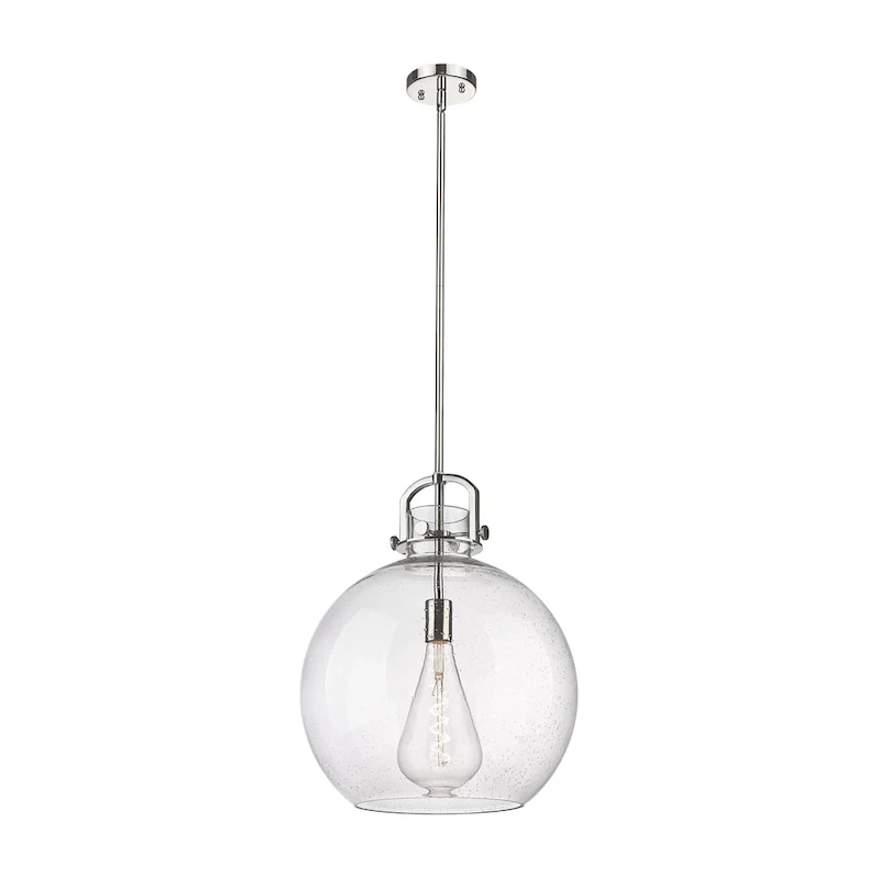 Innovations Lighting Newton Sphere - 1 Light 16  Stem Hung Pendant