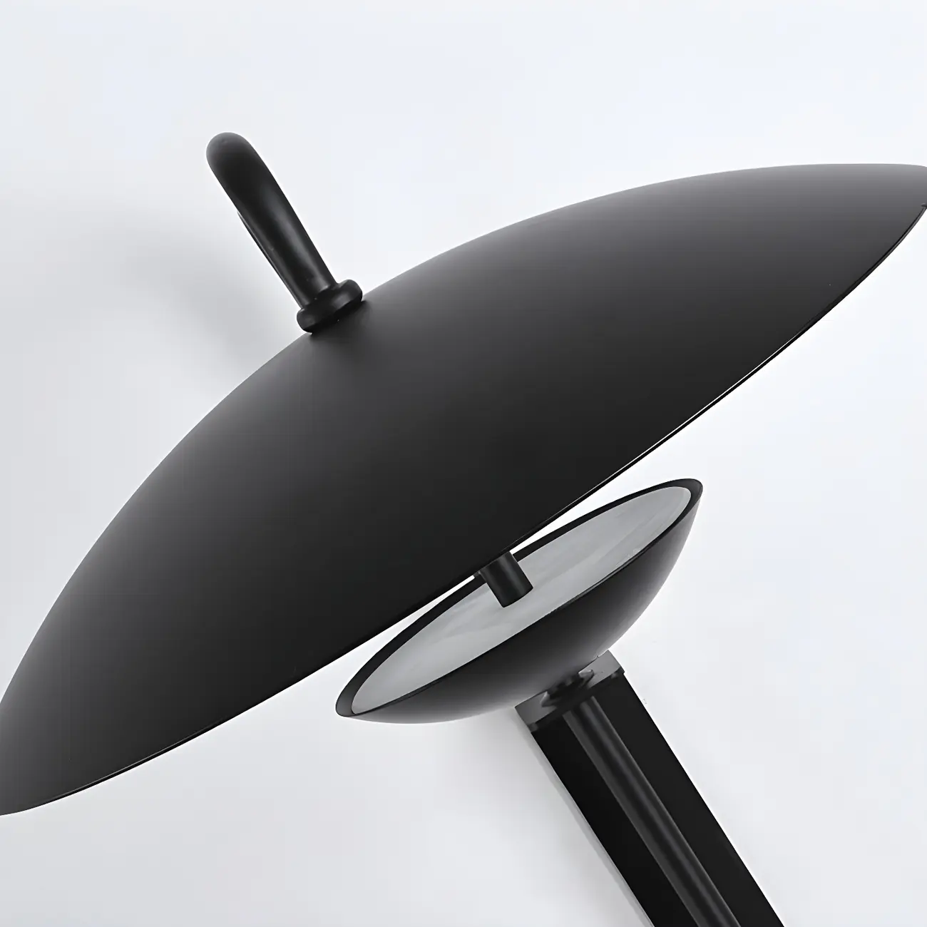 Modern Black Metal Adjustable Swing Arm Wall Light