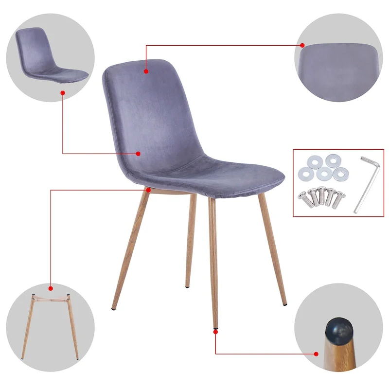 4-Piece Modern Dining Chair Set, New Technology