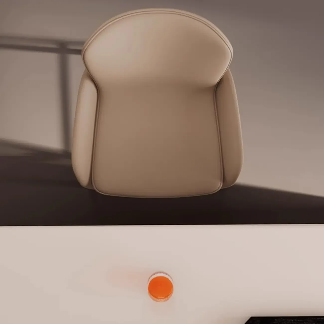 Coffee Bucket Four Legs Leather Counter Bar Stools