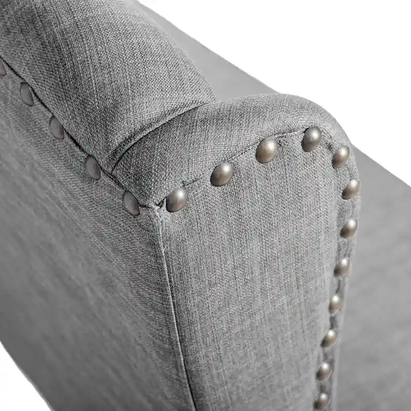 DH LUX Traditional Button-Tufted Set of 2 Dining Chairs by Denhour