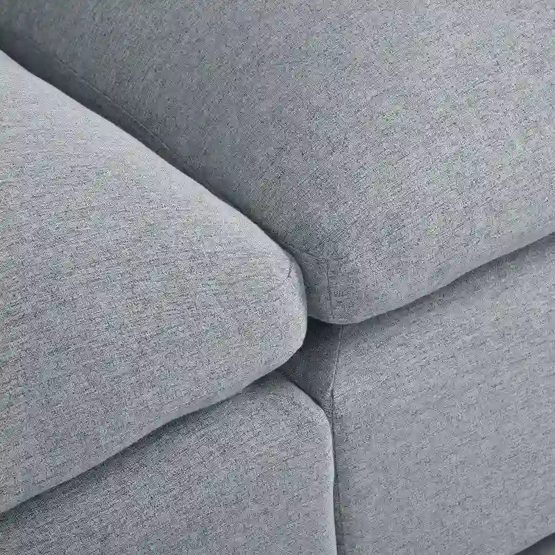 U-Shape Sectional Sofa, 2 Large Chaise with Removable Ottomans