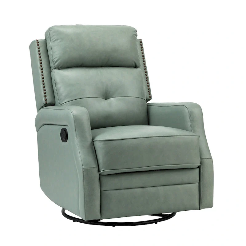 Living Room Recliner with Metal Base