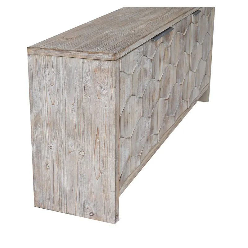 Accent Cabinet Farmhouse Style Wooden Cabinet Sideboard Buffet