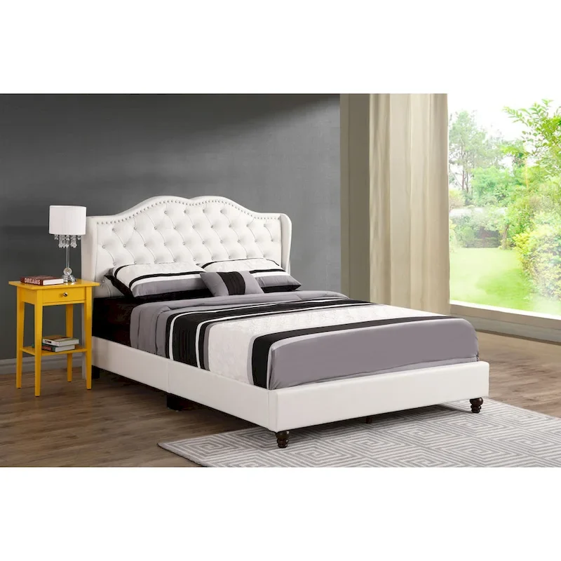 Joy Jewel Tufted Upholstered Bed