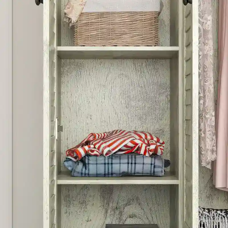 Bedroom Armoire Closet Armoire Wardrobe Closet Clothing Rod Drawer