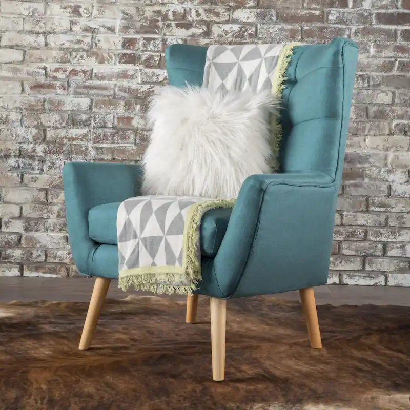 Teal 32.5 High Back Wingback Chair