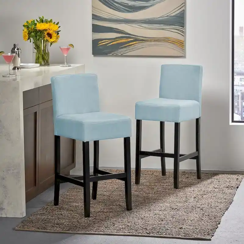 30-Inch Fabric Barstool