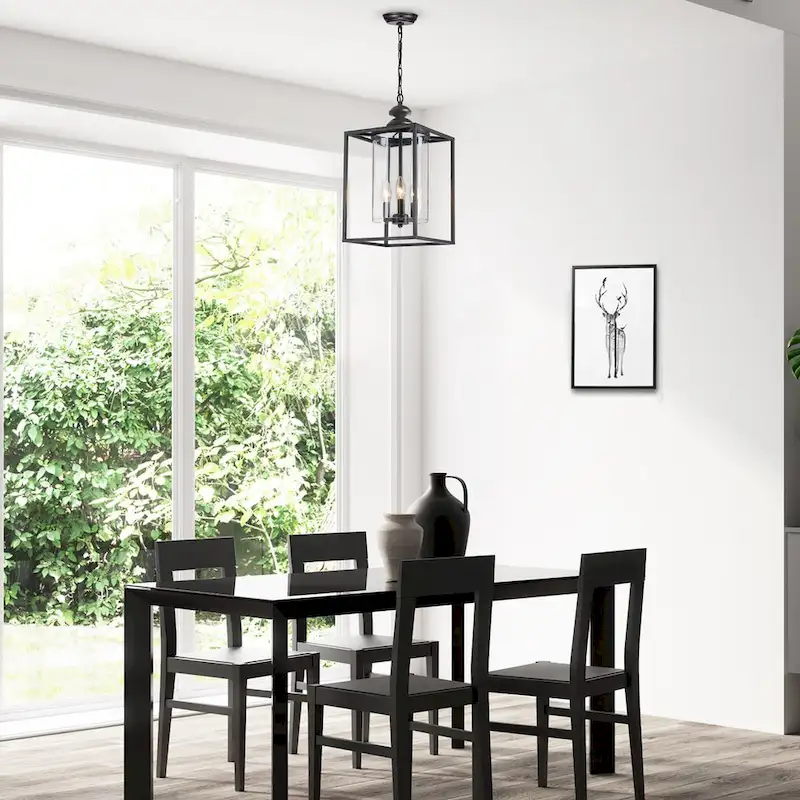 Fairview 3-Light Lantern Square Pendant