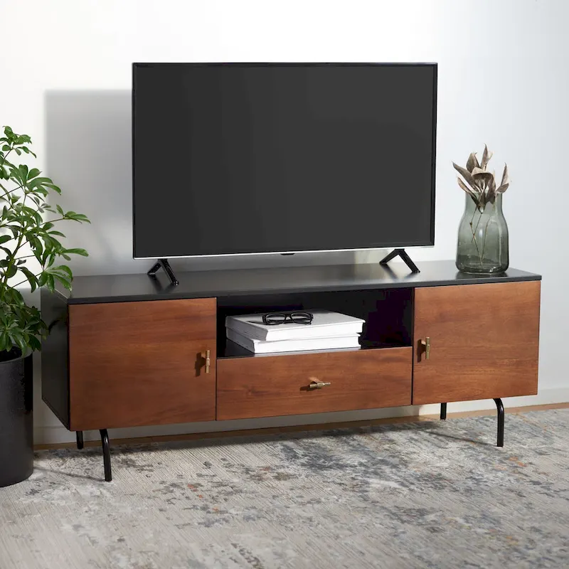 Media TV Stand - 54 W x 15.7 L x 19.7 H - 54Wx16Dx20H