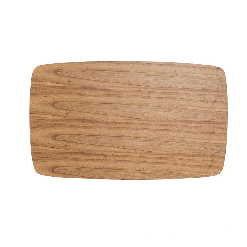 Walnut / Natural Mid-Century Rectangle Coffee Table for 1–4 People
