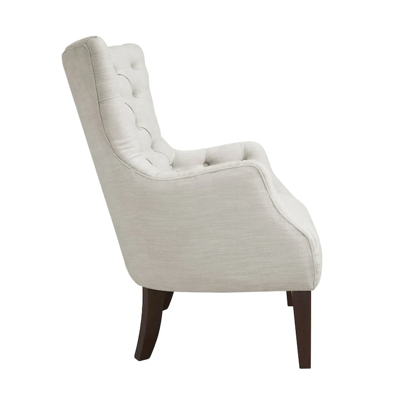 Madison Park Isa Button Tufted Wing Back Chair