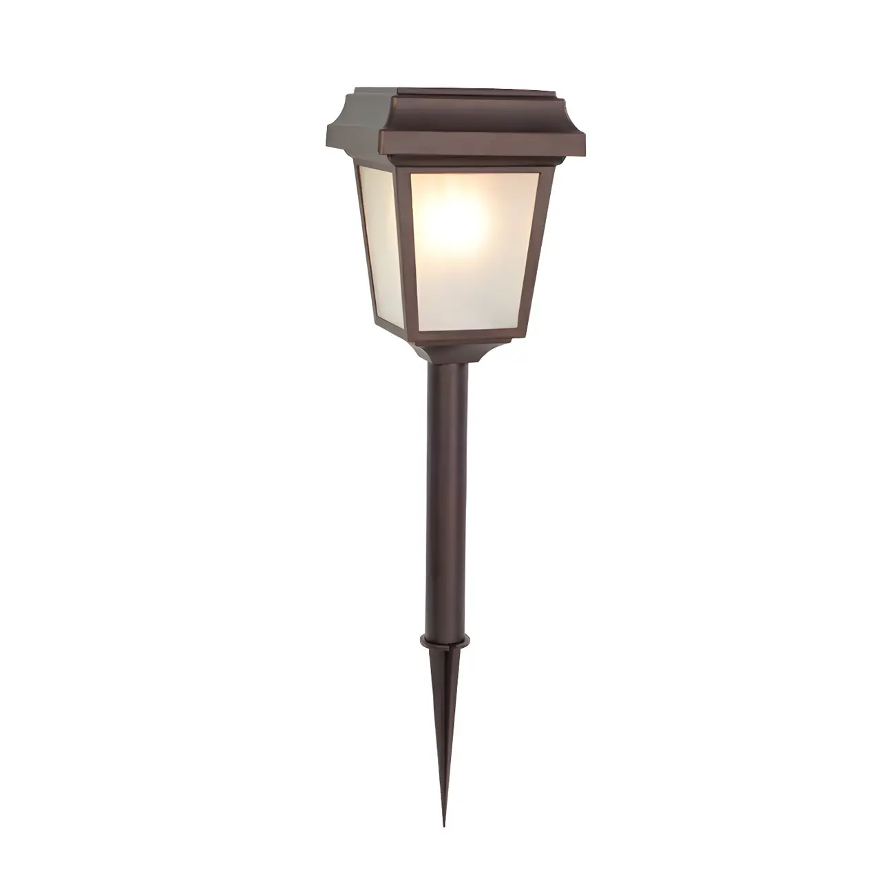 Trapezoidal Stake Metal Solar Landscape Lighting