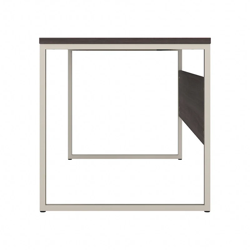 Computer Desk with Metal Legs and Wire Management