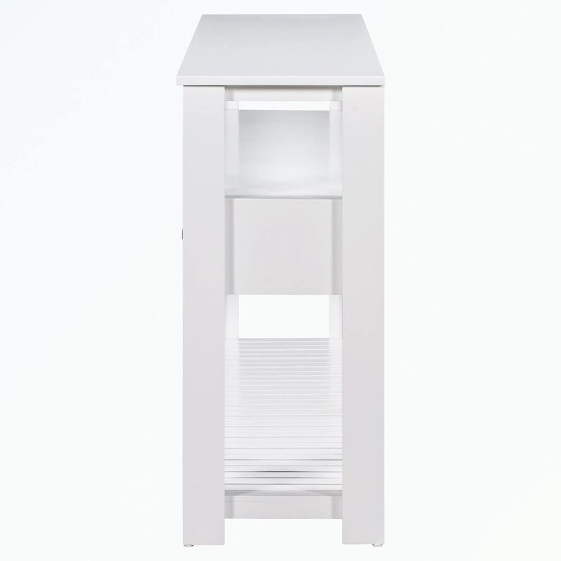 Console Table with 4 Drawers and 2 Shelves