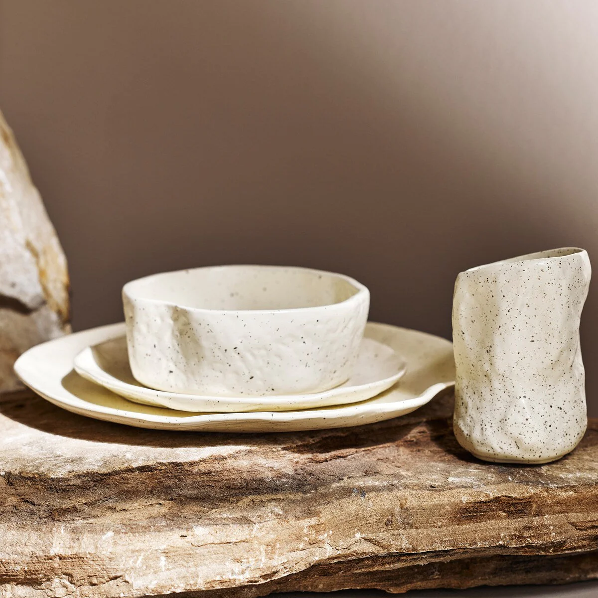 Stone by Mercer Project ATIK Stoneware Dinnerware Set