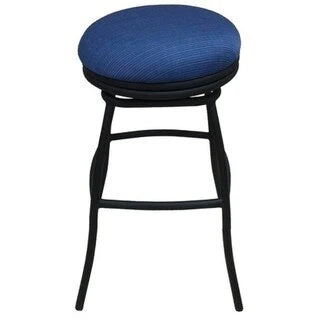 Bonnie 35inch Black Frame Outdoor Bar Stool