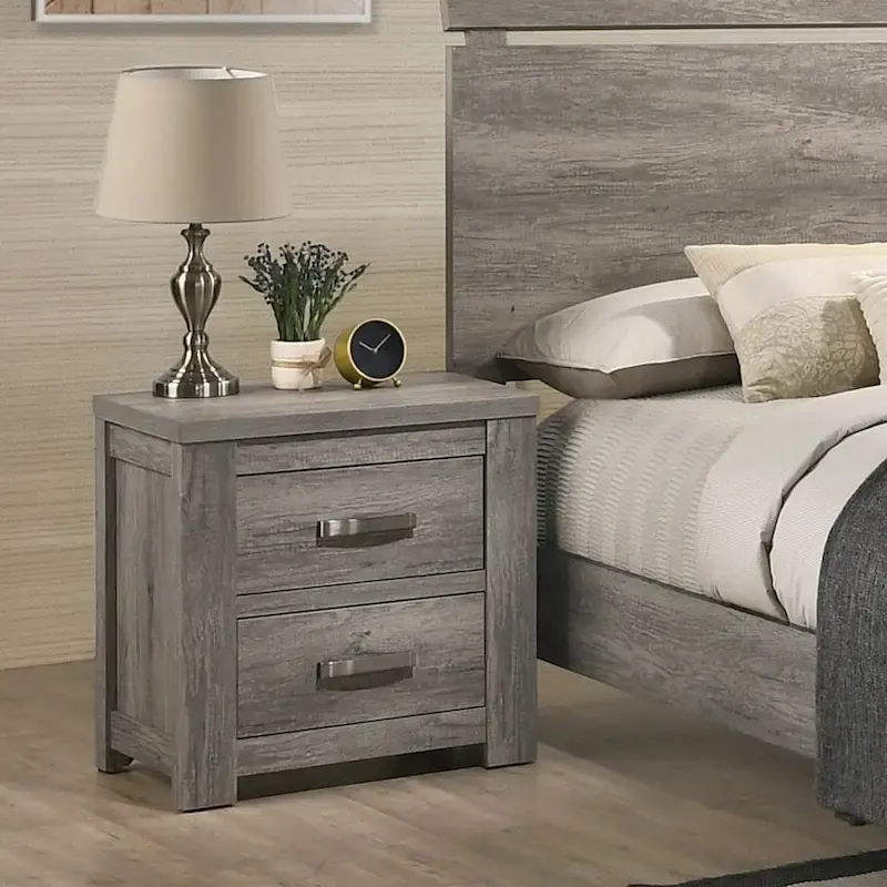 The Gray Barn Rousham Garden Weathered Grey Wood 6-piece Bedroom Set
