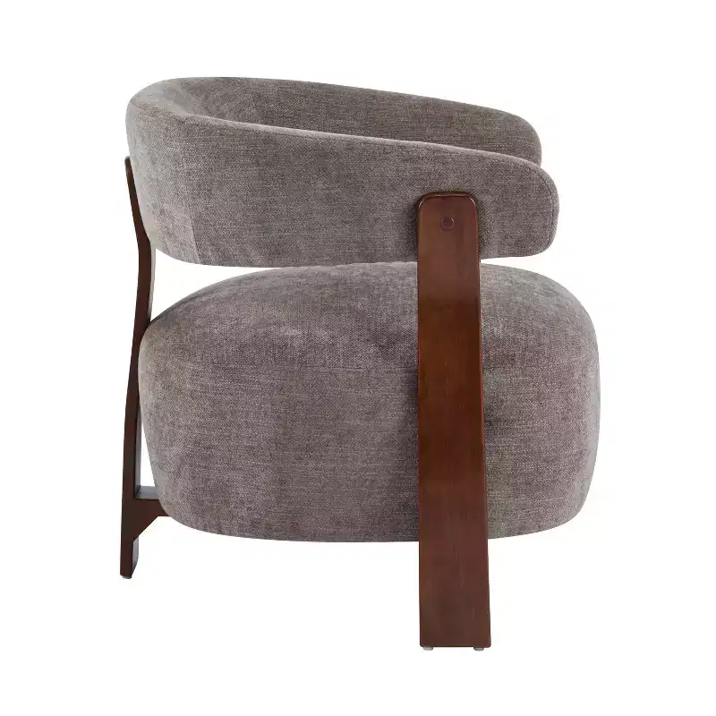 Christopher Knight Home Hepurn Bent Wood Modern Upholstered Accent Chair