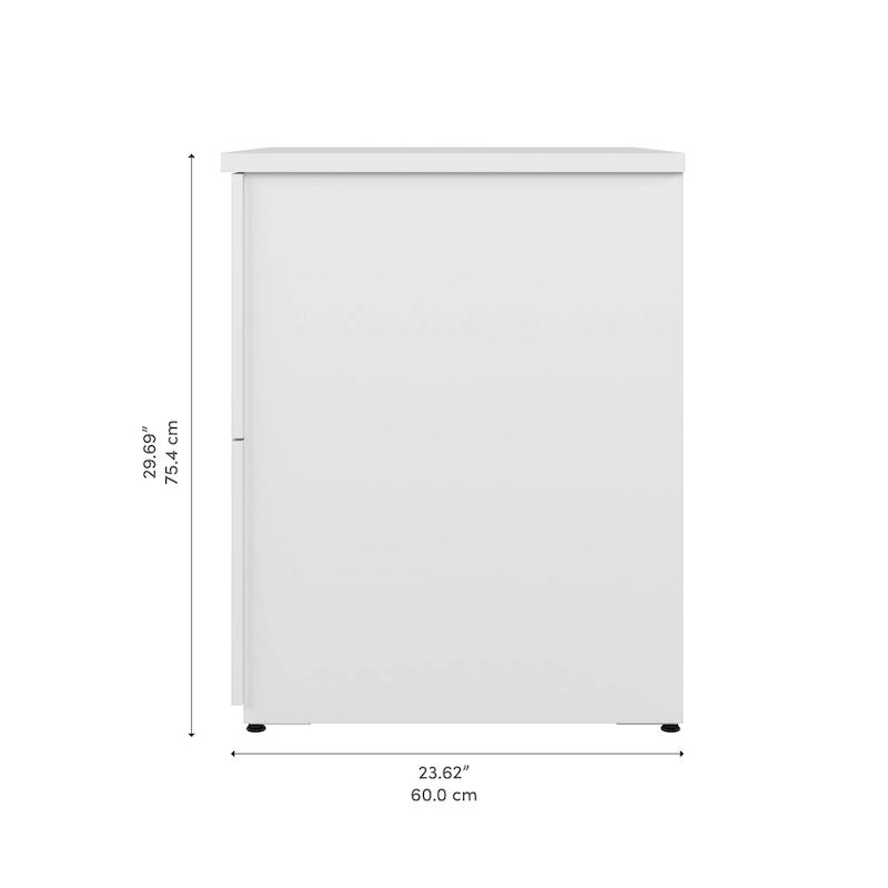 Logan 28W 2 Drawer Lateral File Cabinet by Bestar