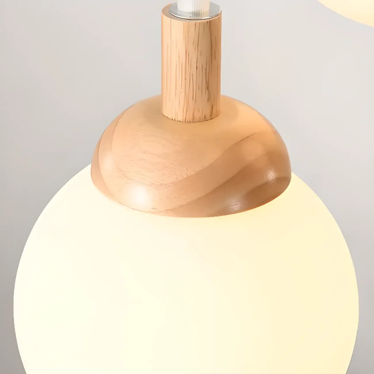 Milk Glass Cluster Pendant Light With Adjustable Length