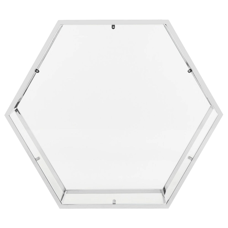 SAFAVIEH Kaycee Glass Chrome Hexagon Coffee Table - 36.2