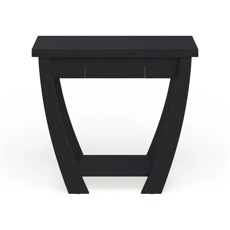 Modern Console Table with Drawer and Shelf - 36 inch