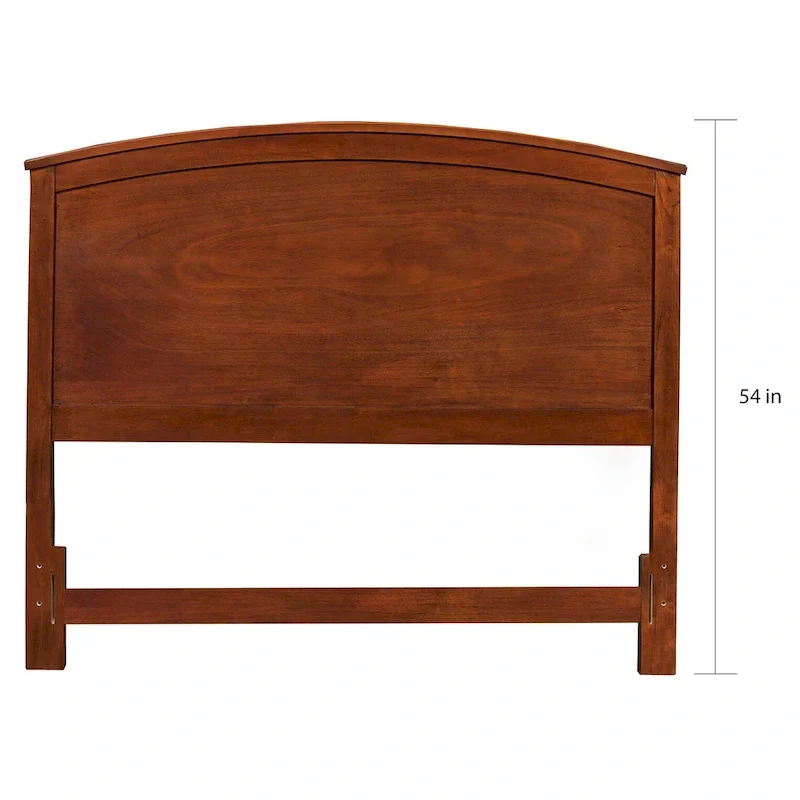 Mahogany Finish Wood Headboard