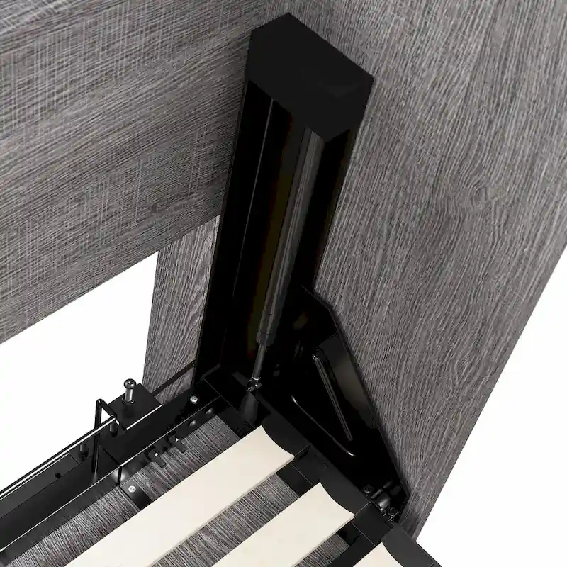 Full Murphy Bed with Closet Organizer and Drawers - Wall Mounted