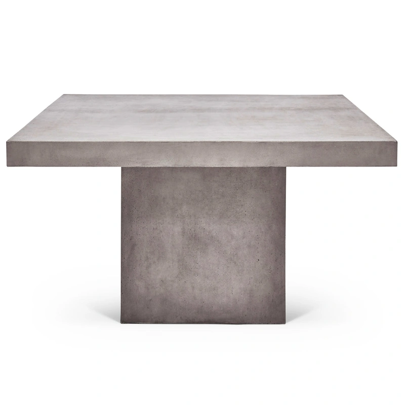 Mixx - Una 59 Square Counter Height Dining Table - Dark Grey