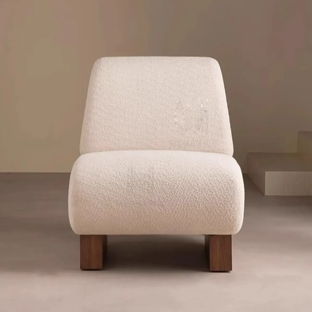 Modern Sherpa Side Chair for Living Room